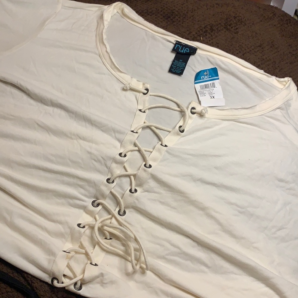 Plus Tie Up Top